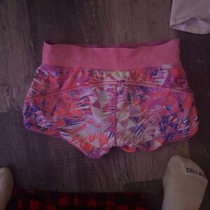 Pink and Purple Women's Athletic Shorts